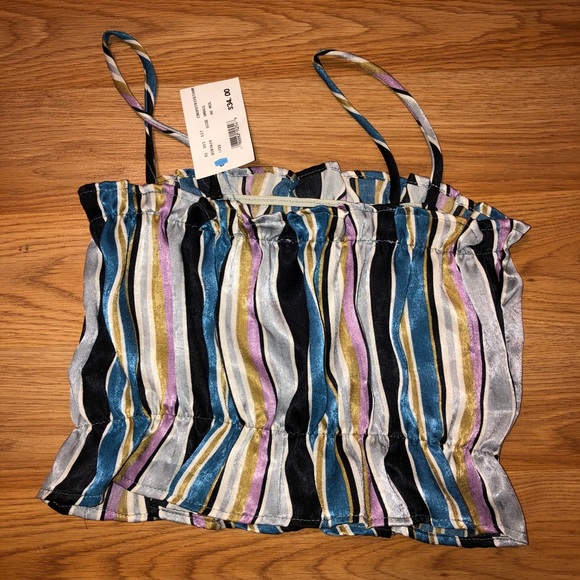 Blue Blush Striped Top BRAND NEW, NEVER WORN - Picture 4 of 7